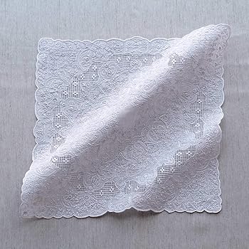 スワトウ刺繍　ハンカチ　約29cm Amazon | [SWATOW] スワトウ レディース ハンカチ 汕頭刺繍 約29
